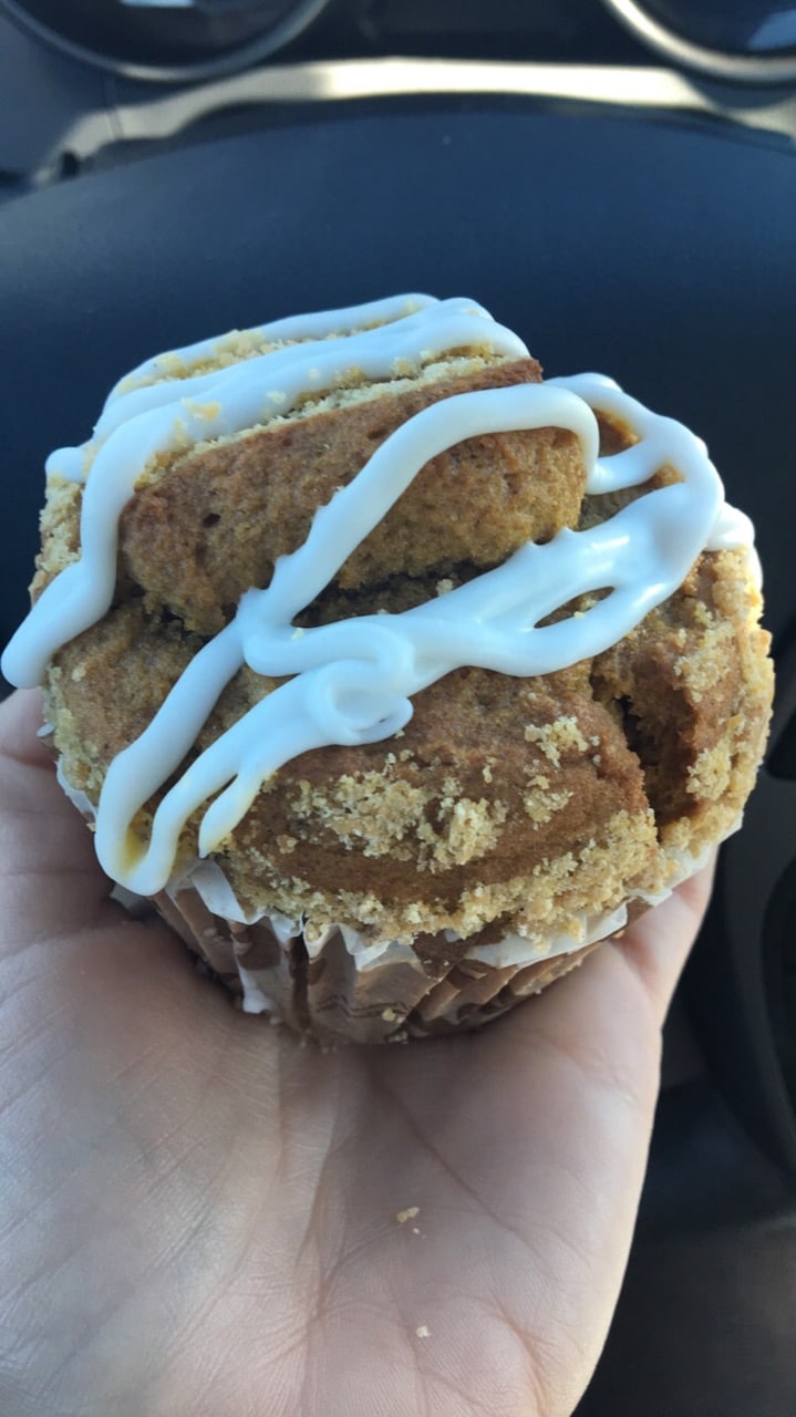 Pumpkin Creme Muffin from Dunkin Donuts