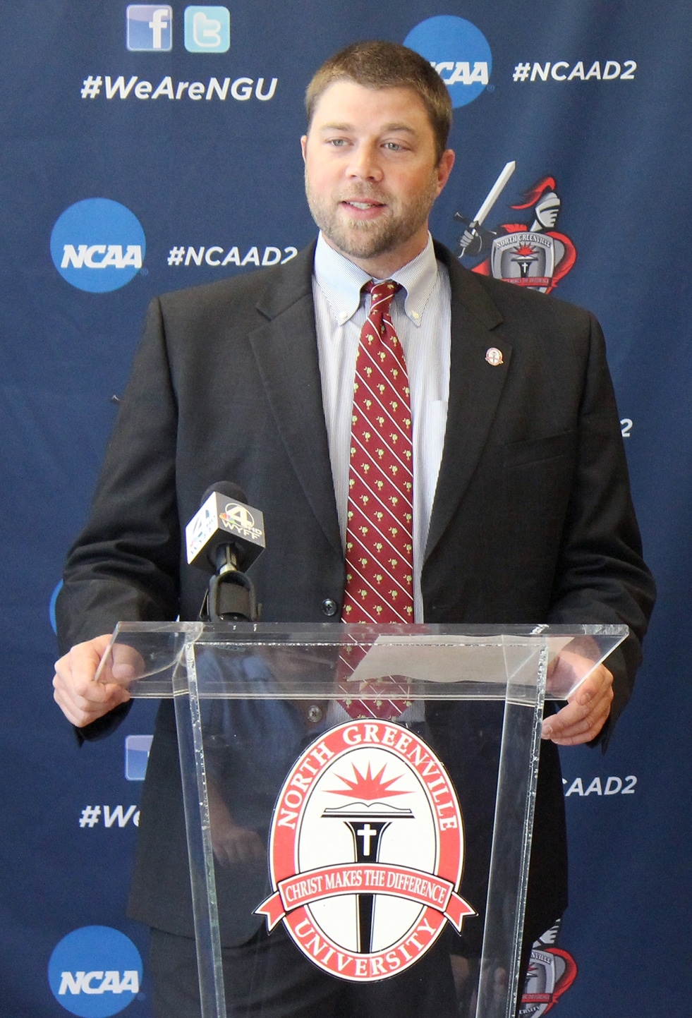 Photo Courtesy of North Greenville UniversityNorth Greenville University's Head Baseball Coach Landon Powell has always been a baseball standout, especially at the University of South Carolina. In his career at South Carolina, he went to the world s