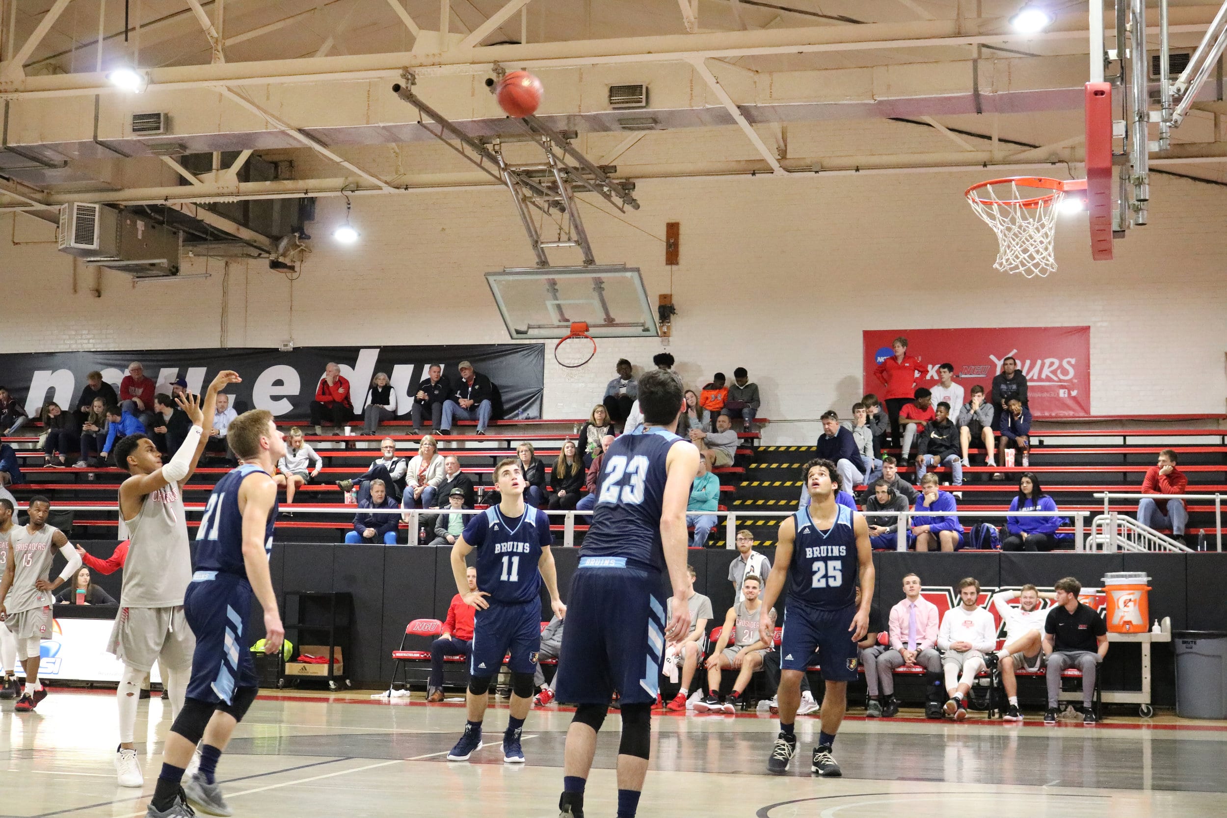 Jackson (1) shoots a free throw in the final minutes of the game.