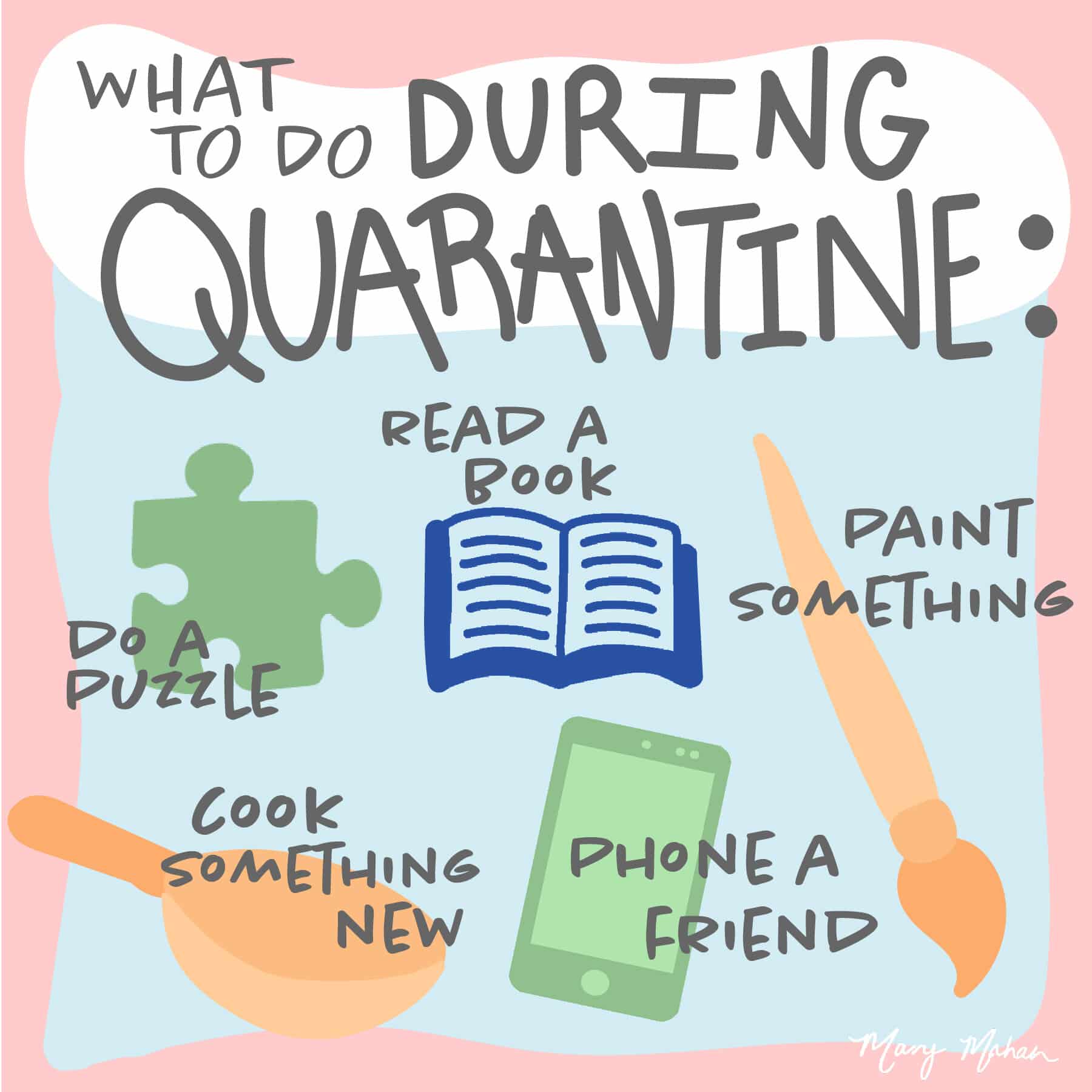 Here are five indoor activities to do when you are quarantined.