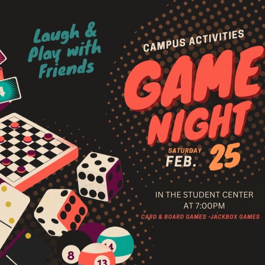 Game night by campus life: May the best player win