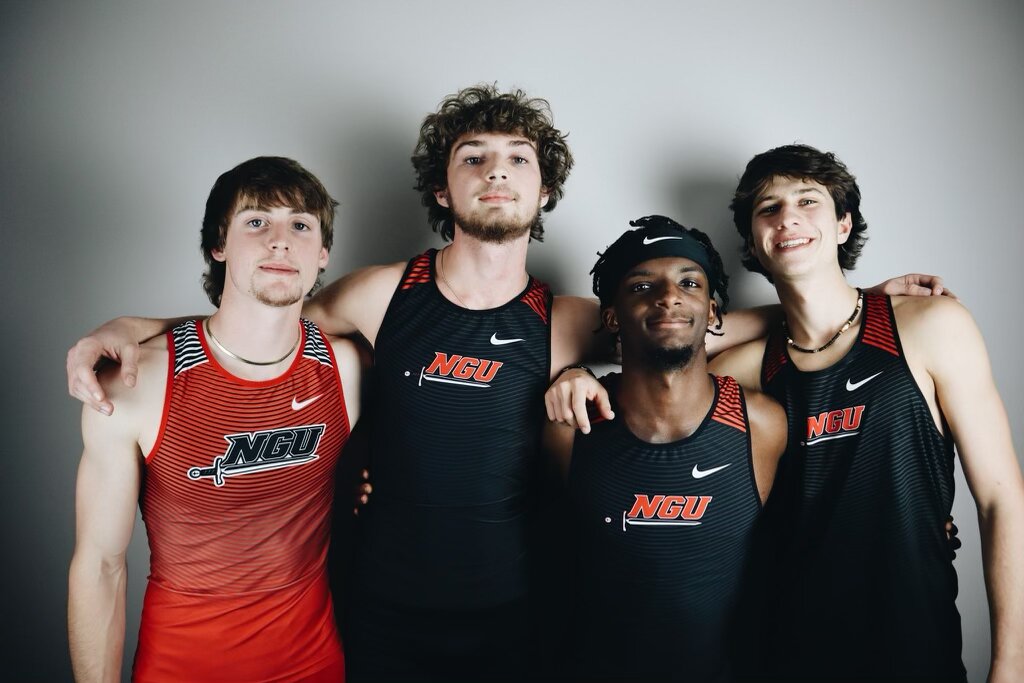 NGU’s track team has more than speed, they have spirit
