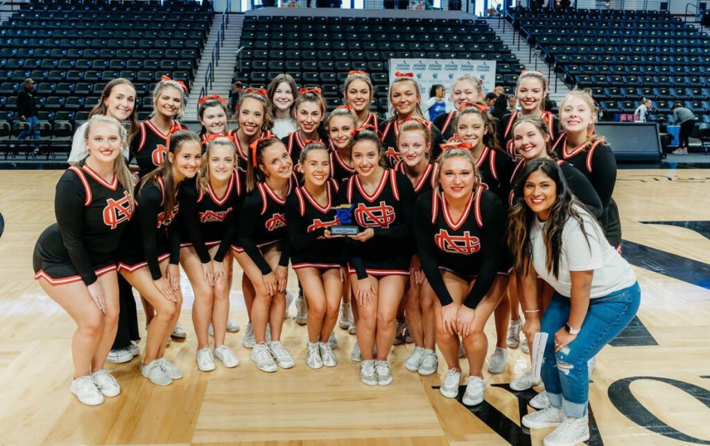 NGU’s cheer team moves from the sidelines to the frontlines of victory