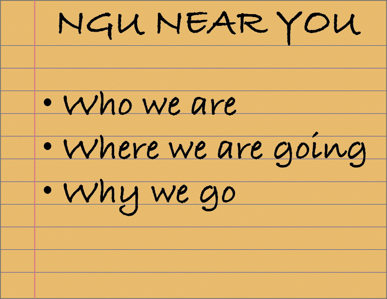 NGU Near You – where do our student’s come from?