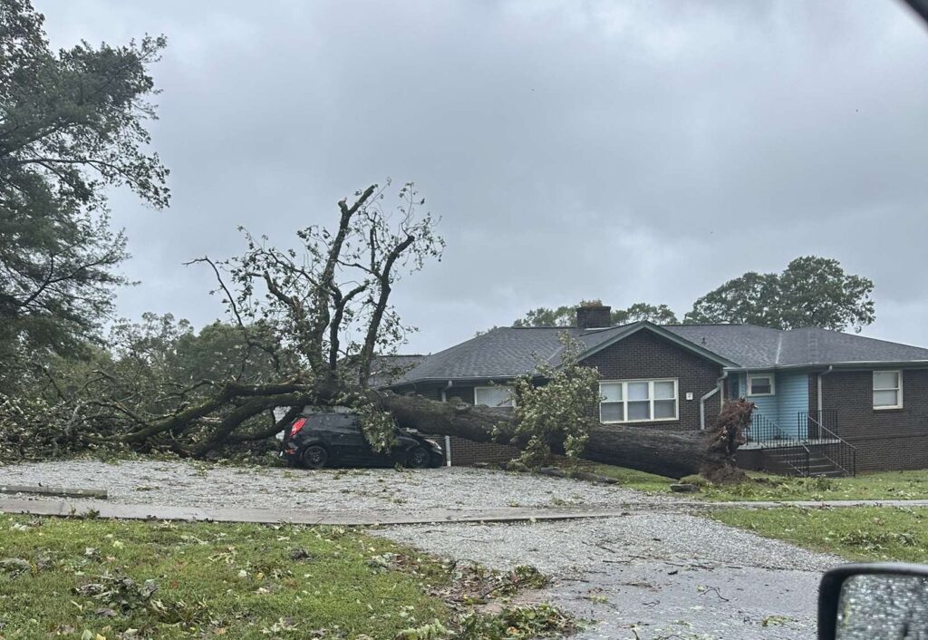 Working through life’s storms: On-campus operations during and after Helene