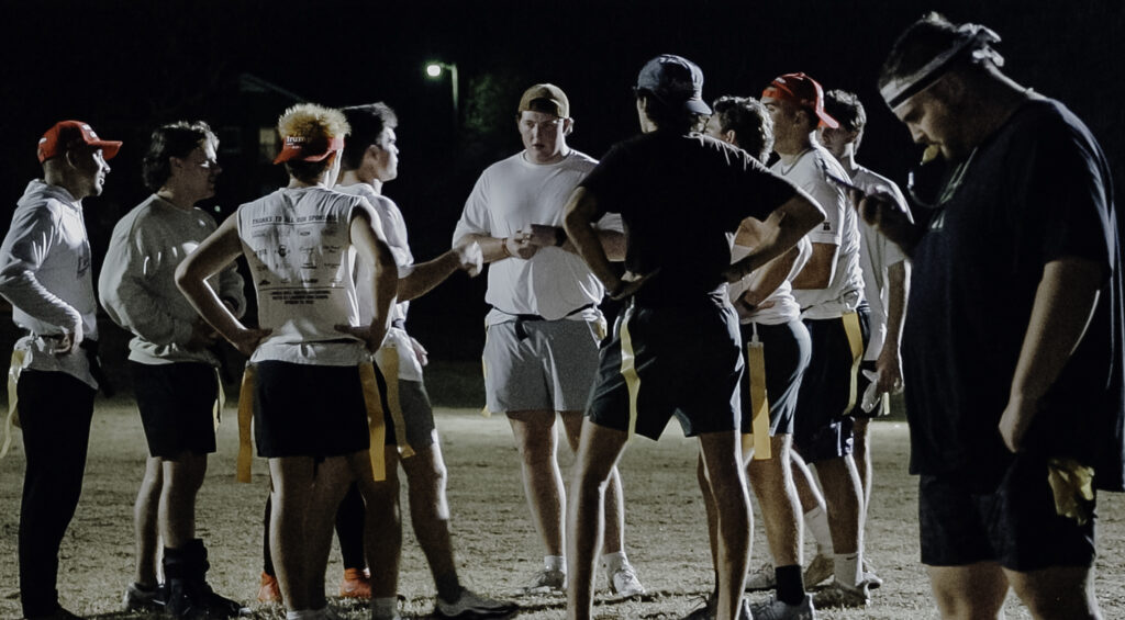 Intramural flag football at North Greenville University