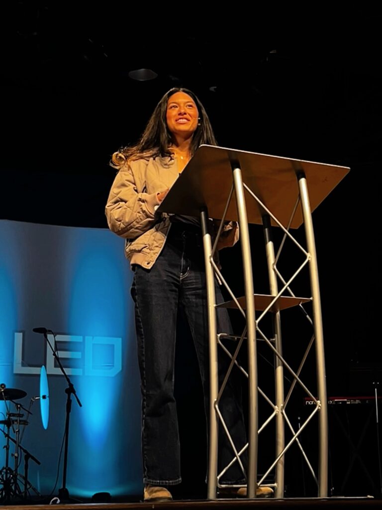 Students lead the way in worship