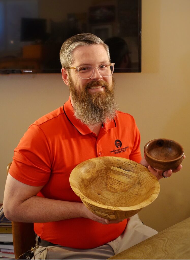 From campus ministry to crafting wood: Jared Thomas’ restful hobby
