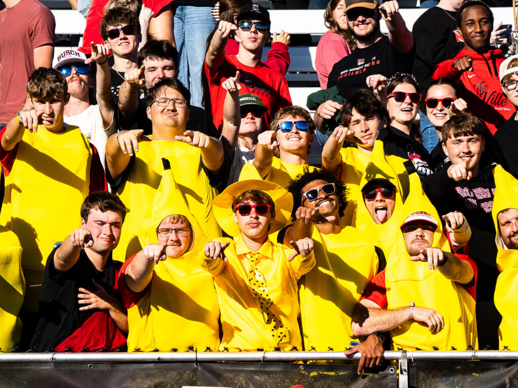 Let’s go bananas: North Greenville University’s student section